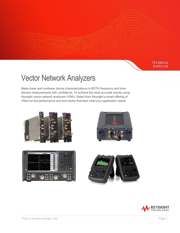 Vector Network Analyzer Pdf Asset Page Keysight